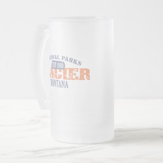 Nationaal park Glacier Matglas Bierpul (Voorkant links)