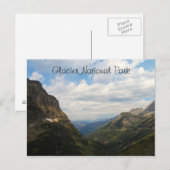Nationaal Park Glacier, Montana Briefkaart (Voorkant / Achterkant)