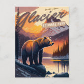 Nationaal Park Glacier, Montana Briefkaart (Voorkant)