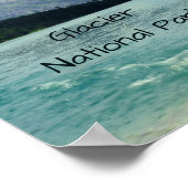 Nationaal park Glacier Montana Poster (Hoek)