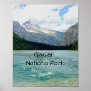 Nationaal park Glacier Montana Poster