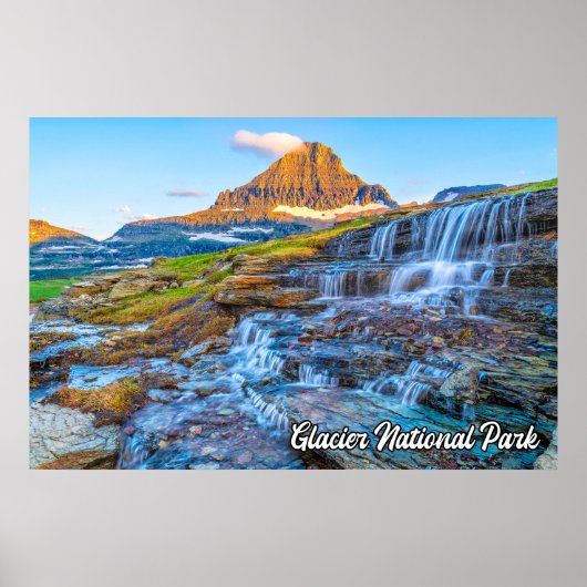 Nationaal Park Glacier, Montana Poster (Voorkant)