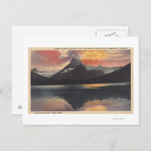 Nationaal park Glacier, MT Briefkaart (Voorkant / Achterkant)