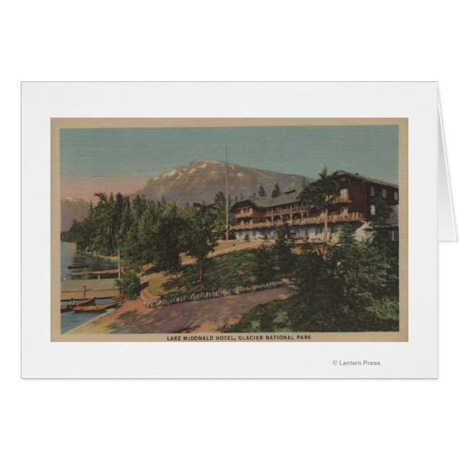 Nationaal Park Glacier, MT - McDonald-meer (Voorkant Horizontaal)