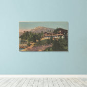 Nationaal Park Glacier, MT - McDonald-meer Canvas Afdruk (Insitu (Houten vloer))