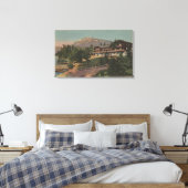 Nationaal Park Glacier, MT - McDonald-meer Canvas Afdruk (Insitu (Slaapkamer))