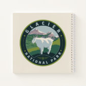 Nationaal park Glacier Notitieboek (Achterkant)