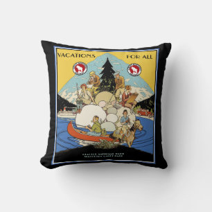 Nationaal park Glacier Pillow Kussen