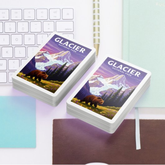 Nationaal Park Glacier Pokerkaarten