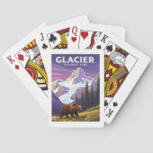 Nationaal Park Glacier Pokerkaarten (Achterkant)