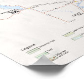 Nationaal park Glacier Poster (Hoek)