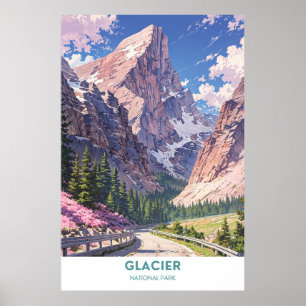 Nationaal park Glacier Poster