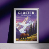 Nationaal Park  Glacier Poster