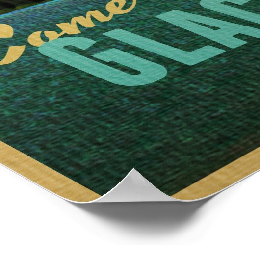 Nationaal park Glacier Poster (Hoek)