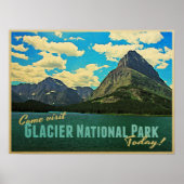 Nationaal park Glacier Poster (Voorkant)