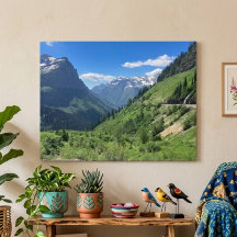 Nationaal park Glacier, Poster Montana-landschappi
