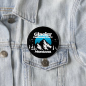 Nationaal park Glacier Ronde Button 7,6 Cm (In situ)