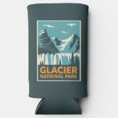 Nationaal Park  Glacier Seltzer Blikjeskoeler (Voorkant)