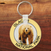 Nationaal park Glacier Sleutelhanger (Voorkant)