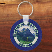 Nationaal park Glacier Sleutelhanger (Voorkant)