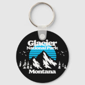 Nationaal park Glacier Sleutelhanger (Voorkant)