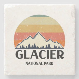 Nationaal Park  Glacier Stenen Onderzetter