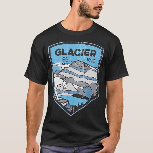 Nationaal park Glacier T-shirt (Voorkant)