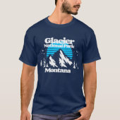 Nationaal park Glacier T-shirt (Voorkant)