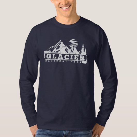 Nationaal park Glacier T-shirt (Voorkant)