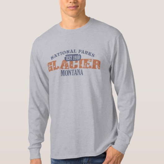 Nationaal park Glacier T-shirt (Voorkant)