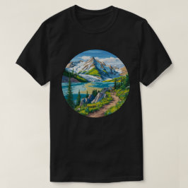 Nationaal park Glacier T-shirt
