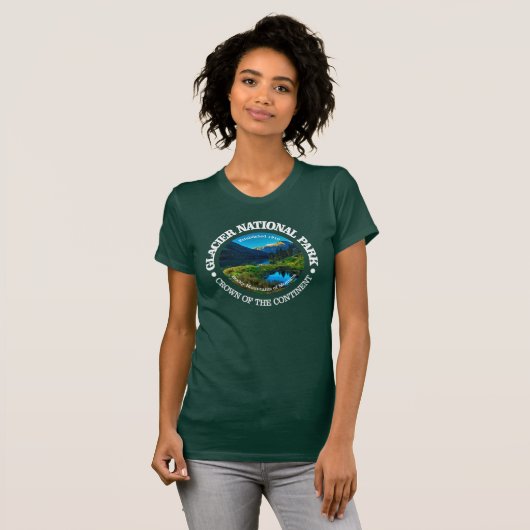 Nationaal park Glacier T-shirt (Voorkant volledig)
