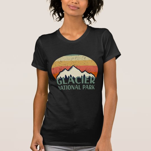 Nationaal Park  Glacier T-shirt (Voorkant)