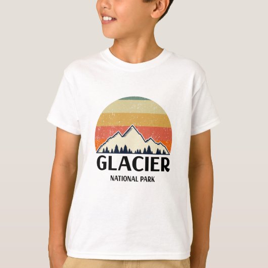 Nationaal Park Glacier T-shirt (Voorkant)
