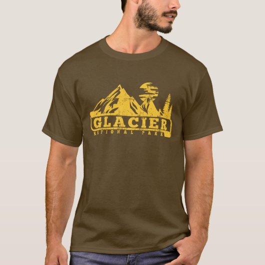 Nationaal park Glacier T-shirt (Voorkant)