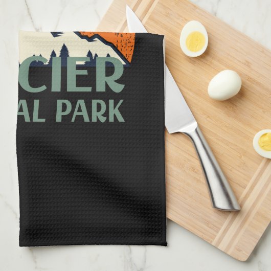 Nationaal Park  Glacier Theedoek (Quarter Fold)