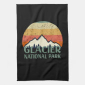 Nationaal Park  Glacier Theedoek (Verticaal)