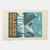 Nationaal Park  Glacier Theedoek (Horizontaal)