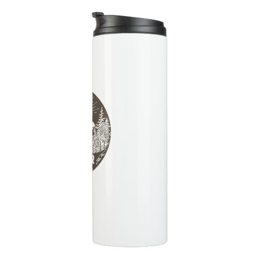 Nationaal park Glacier Thermosbeker (Geroteerd rechts)