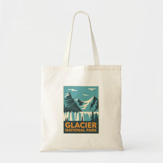 Nationaal Park Glacier Tote Bag (Voorkant)
