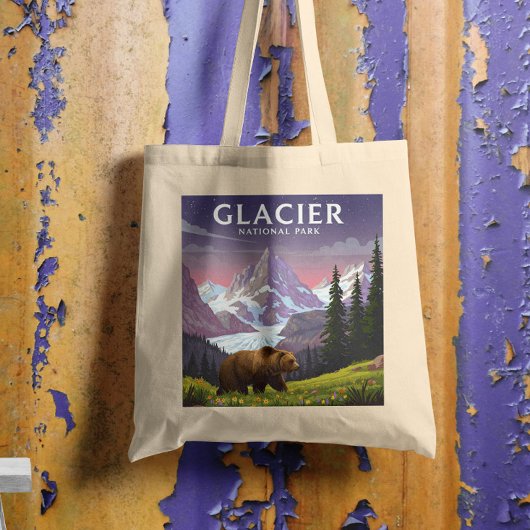 Nationaal Park  Glacier Tote Bag