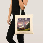 Nationaal Park  Glacier Tote Bag (Voorkant (product))