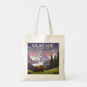 Nationaal Park  Glacier Tote Bag (Achterkant)