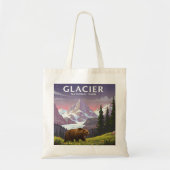 Nationaal Park  Glacier Tote Bag (Voorkant)