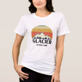 Nationaal Park  Glacier Tri-Blend Shirt (Voorkant)