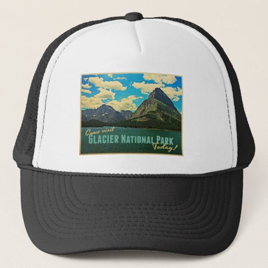 Nationaal park Glacier Trucker Pet (Voorkant)