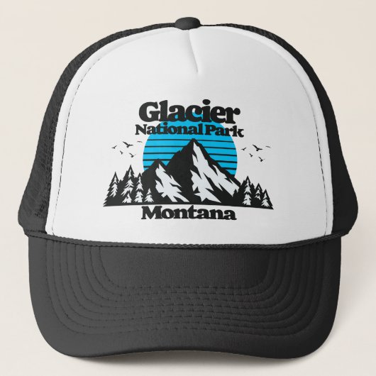 Nationaal park Glacier Trucker Pet (Voorkant)