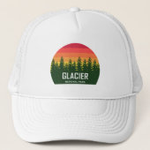 Nationaal park Glacier Trucker Pet (Voorkant)