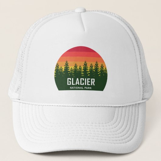 Nationaal park Glacier Trucker Pet (Voorkant)