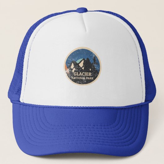 Nationaal park Glacier Trucker Pet (Voorkant)